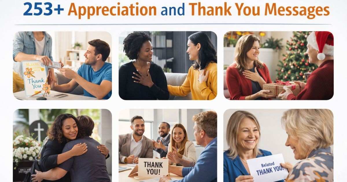 253 +Appreciation and Thank You Messages