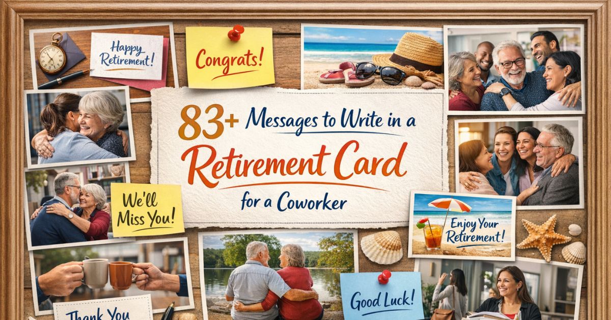 83+ Messages To Write in a Retirement Card for a Coworker